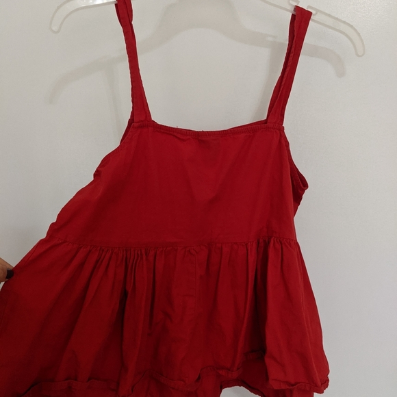 👜3 for $25👜Asos Red Peplum Top. - Picture 4 of 5